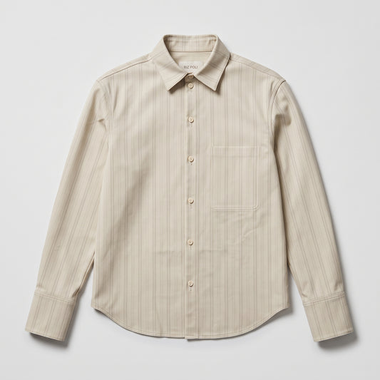 Tailored Striped Cotton Shirt