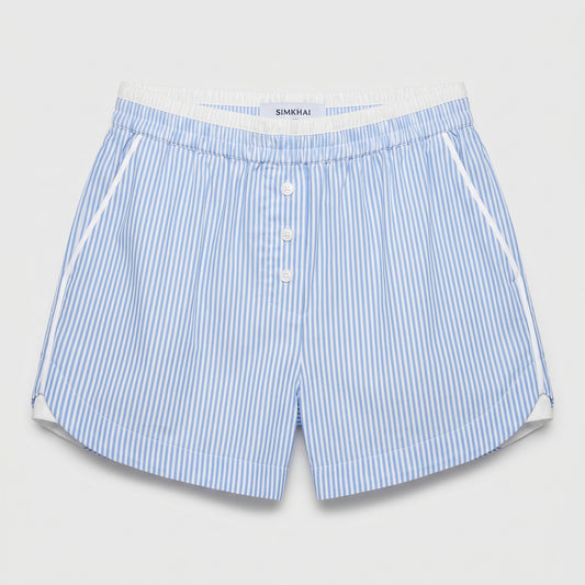Striped Cotton Boxer Shorts