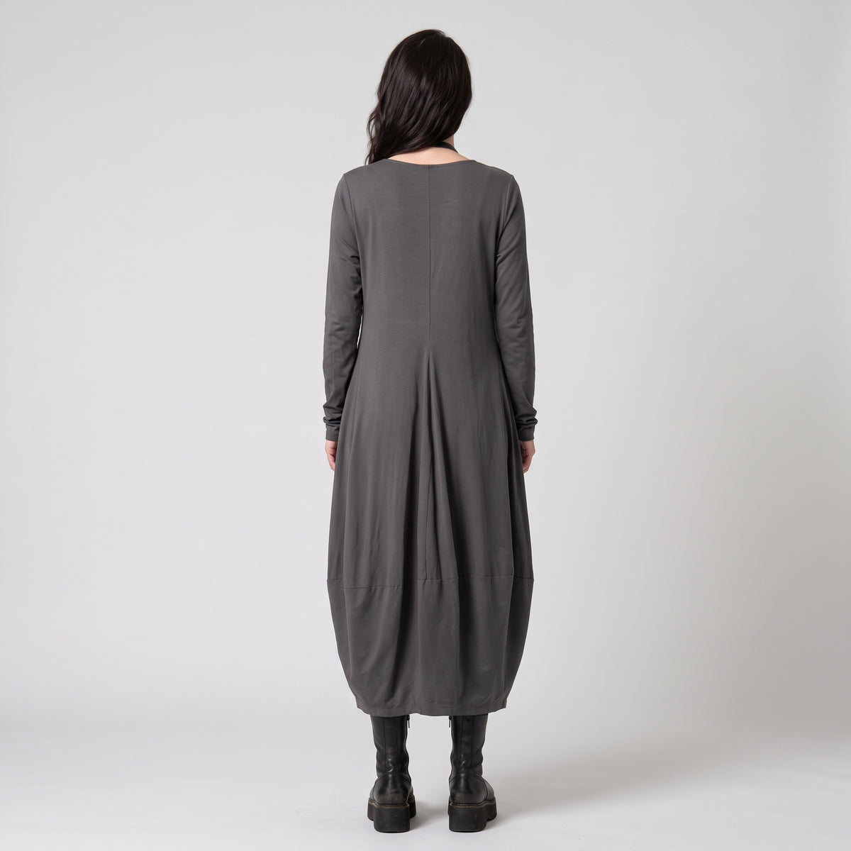 Asymmetric Cotton Jersey Tunic Dress