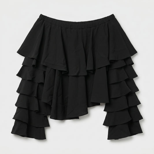 Off-The-Shoulder Ruffle Statement Top