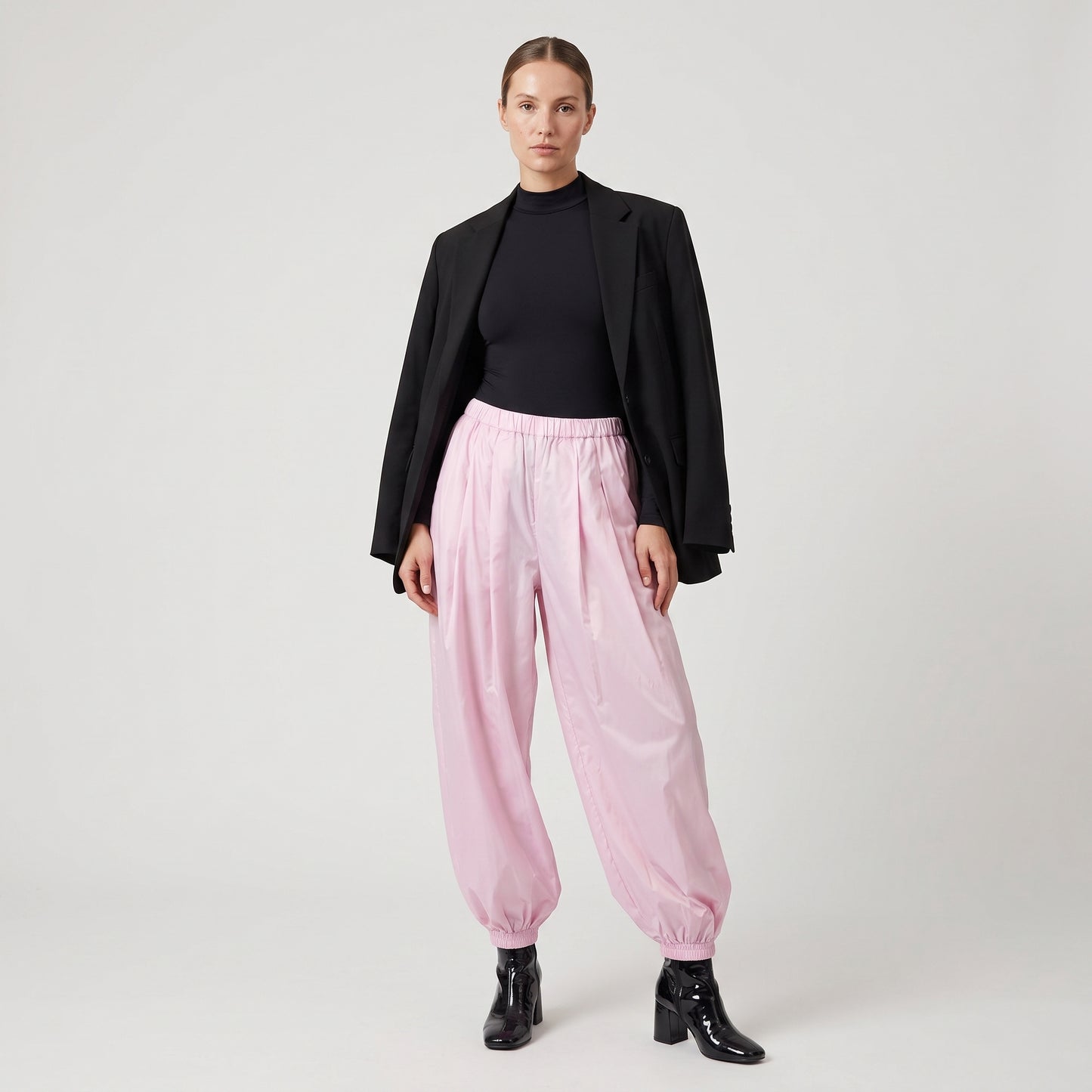 Pastel Pink Balloon Trousers