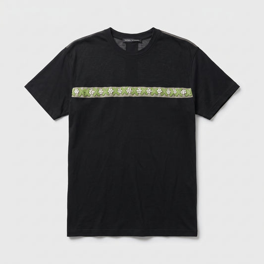 Embroidered Floral Detail T-Shirt