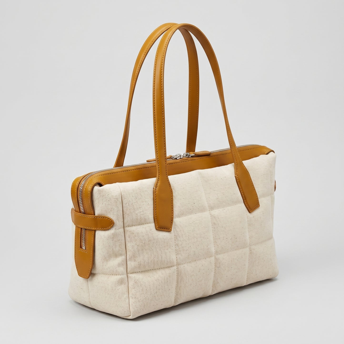 Quilted Canvas Tote Bag