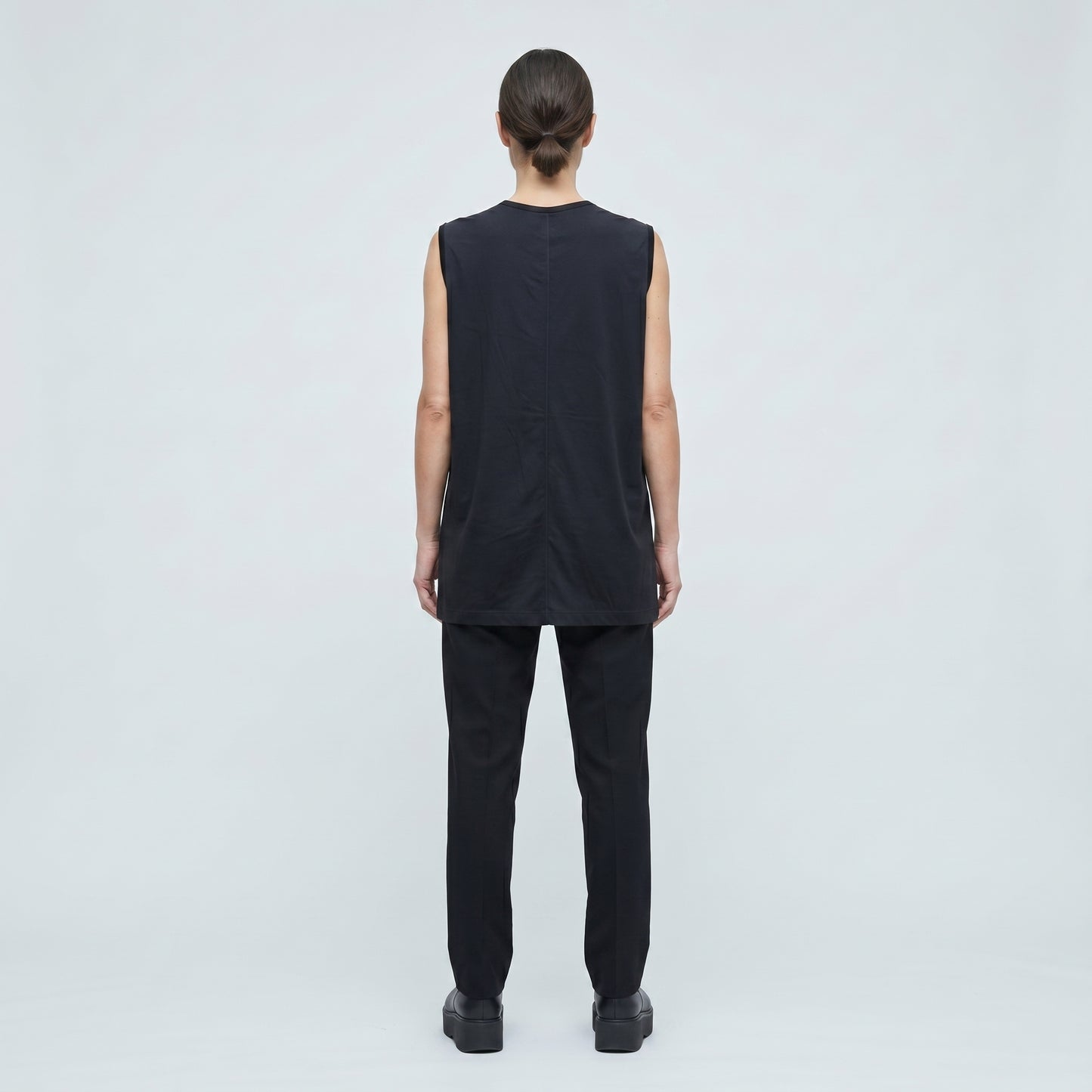 Minimalist Geometric Sleeveless Top