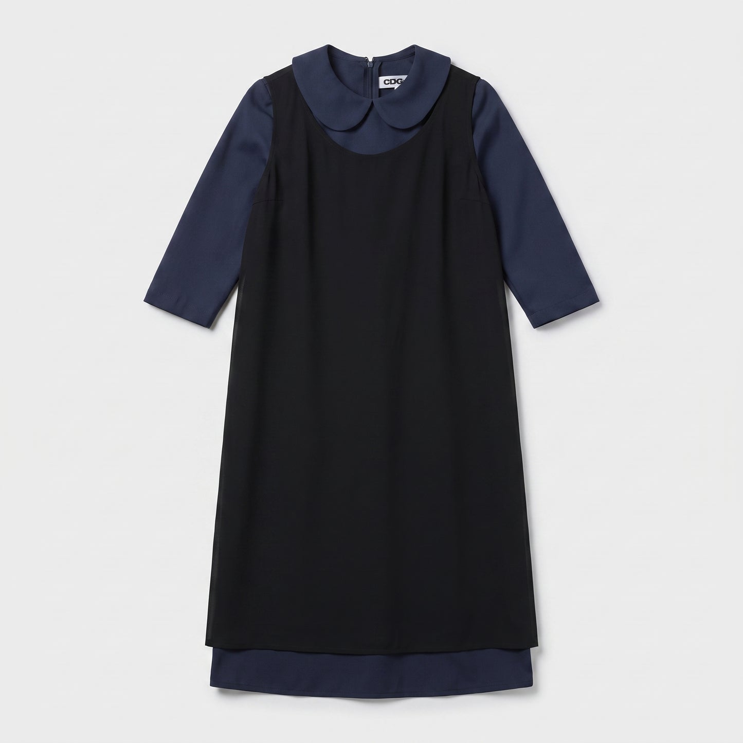 Layered Peter Pan Collar Dress