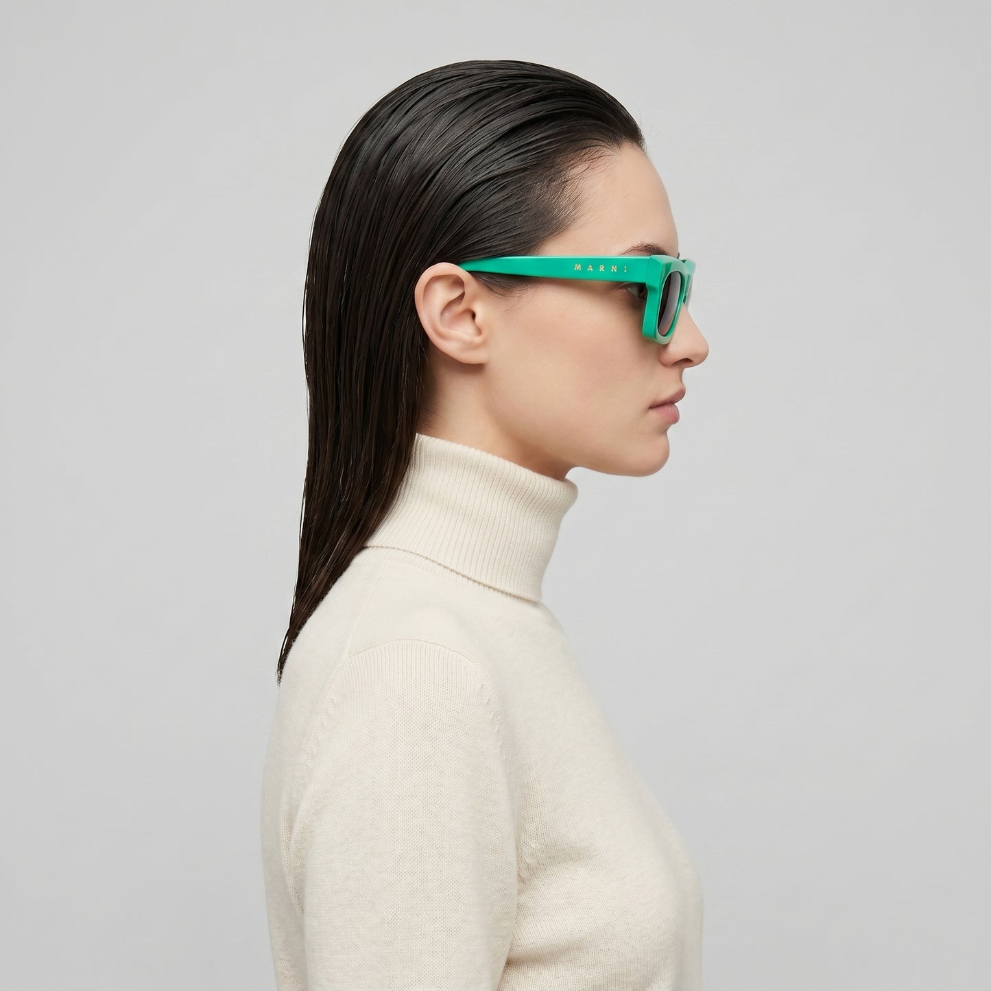 Bold Green Chunky Sunglasses