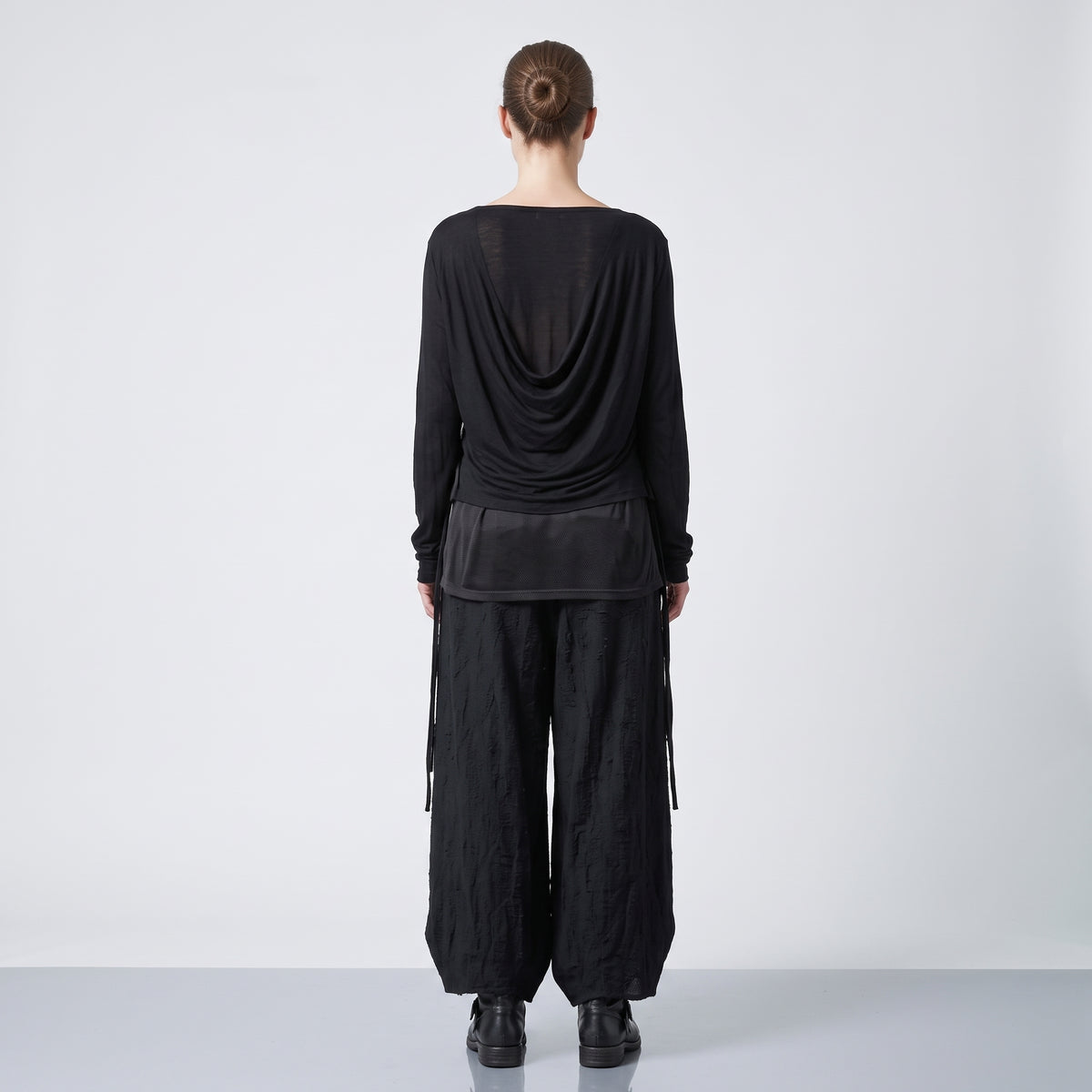 V-Neck Layered Side-Tie Top