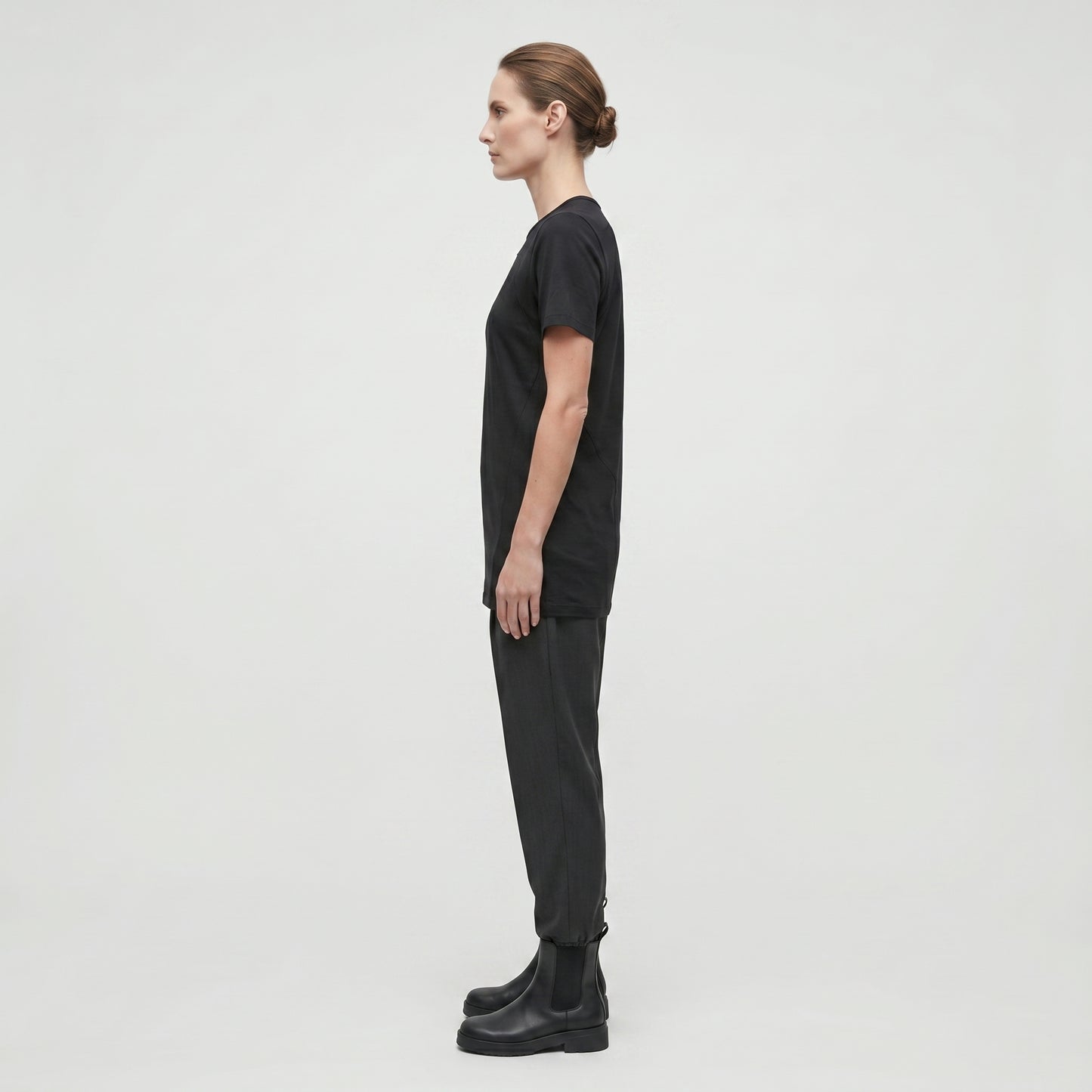 Minimalist Curved Seam Tee