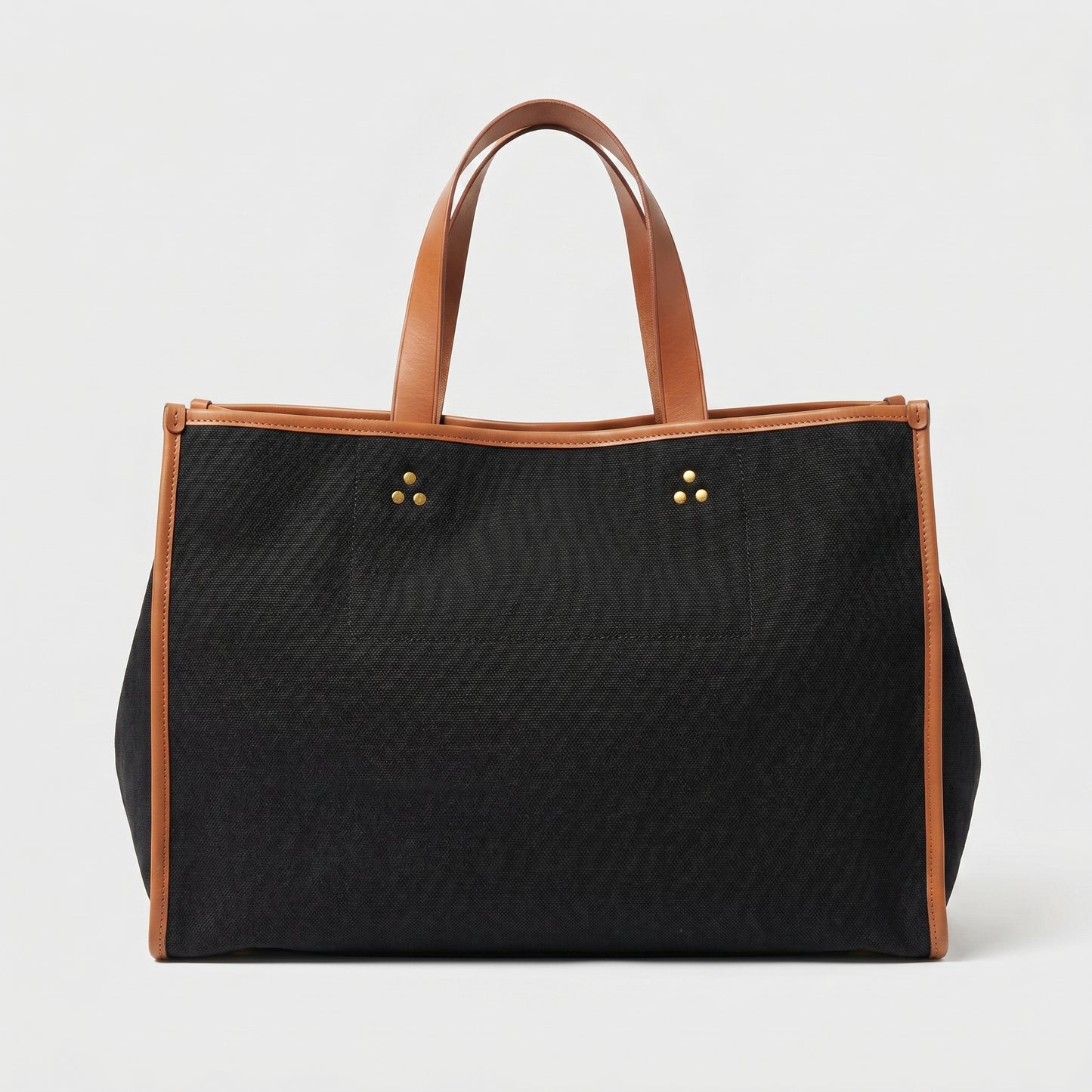 Two-Tone Canvas Tote Bag
