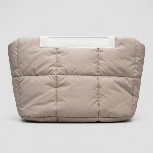 Quilted Puffer Clutch Pouch