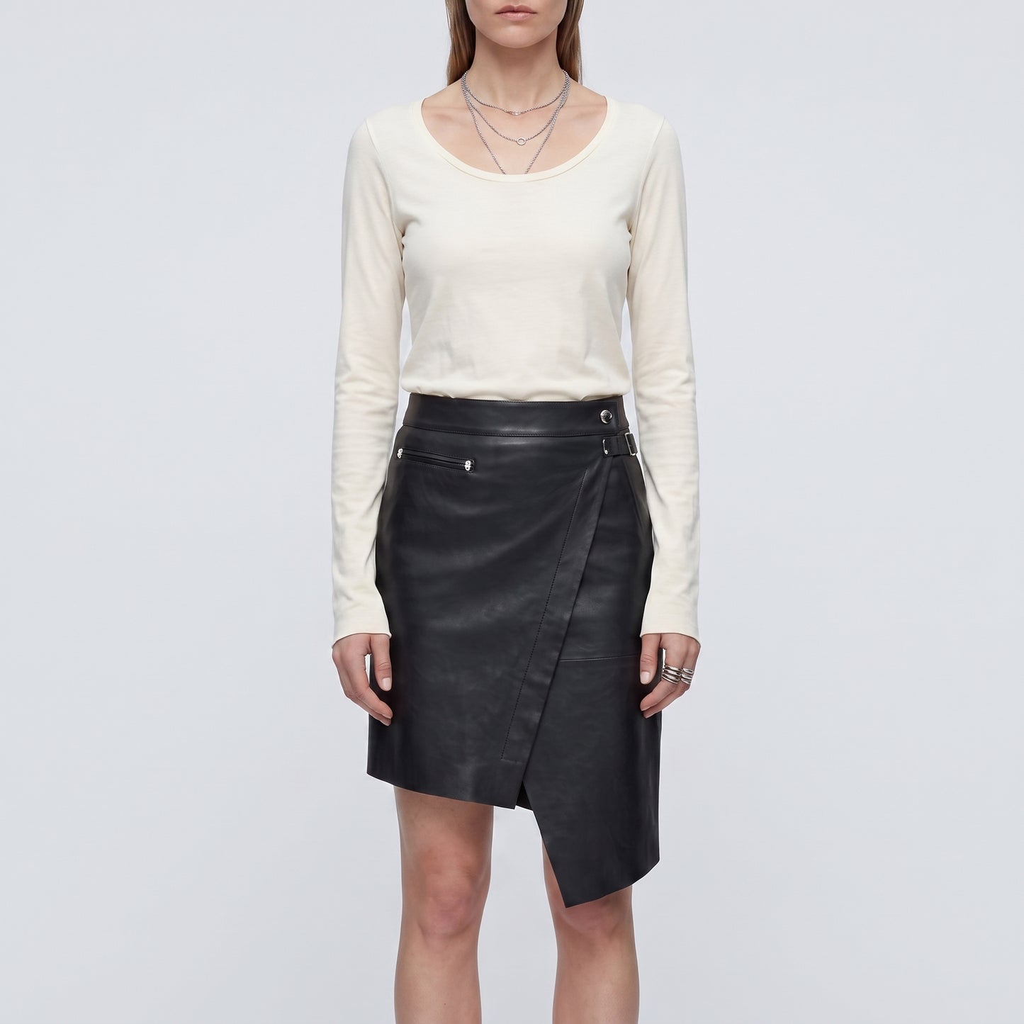 Essential Cream Long Sleeve Top