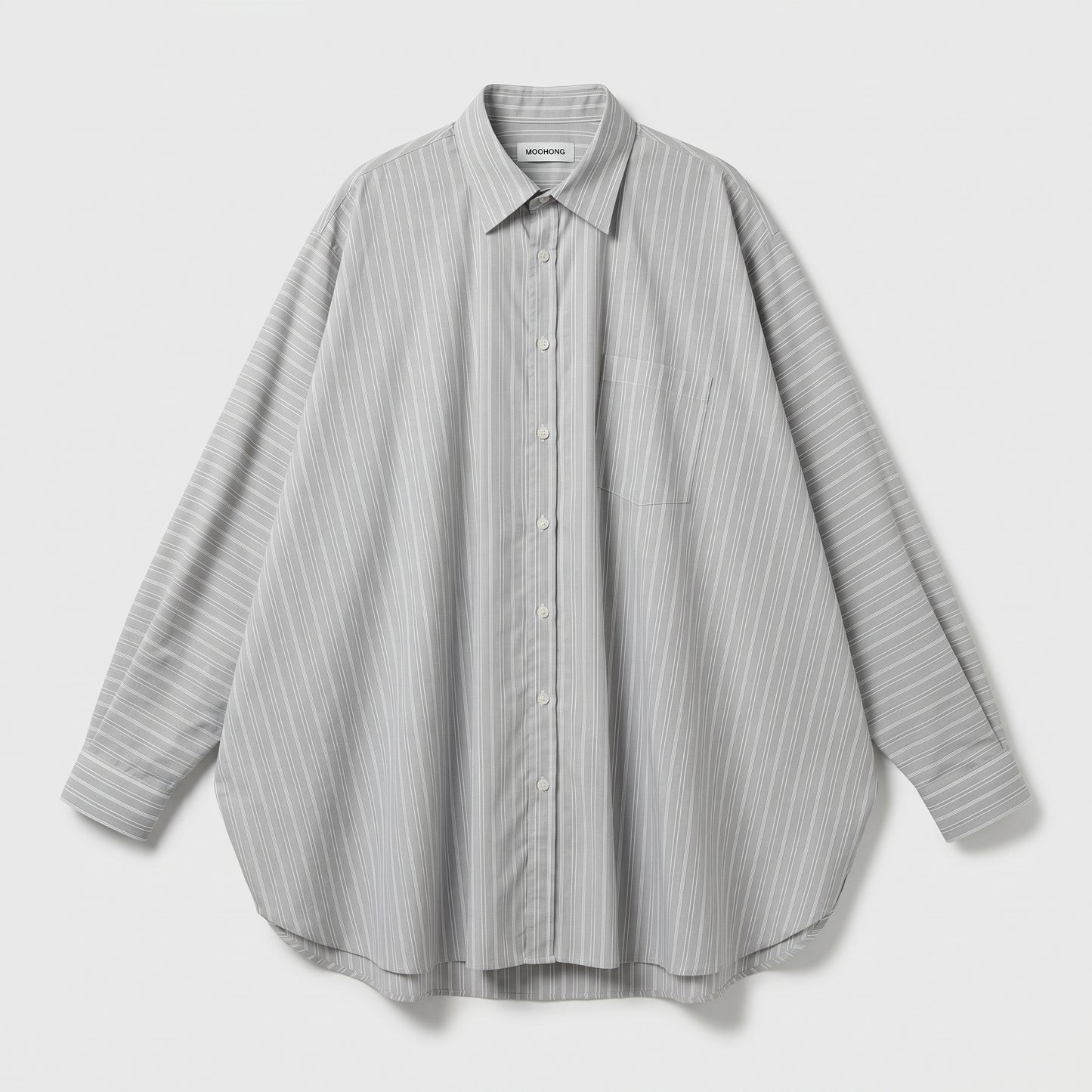 Oversized Striped Cotton Shirt