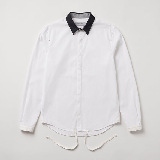 Contrast Collar Cotton Shirt
