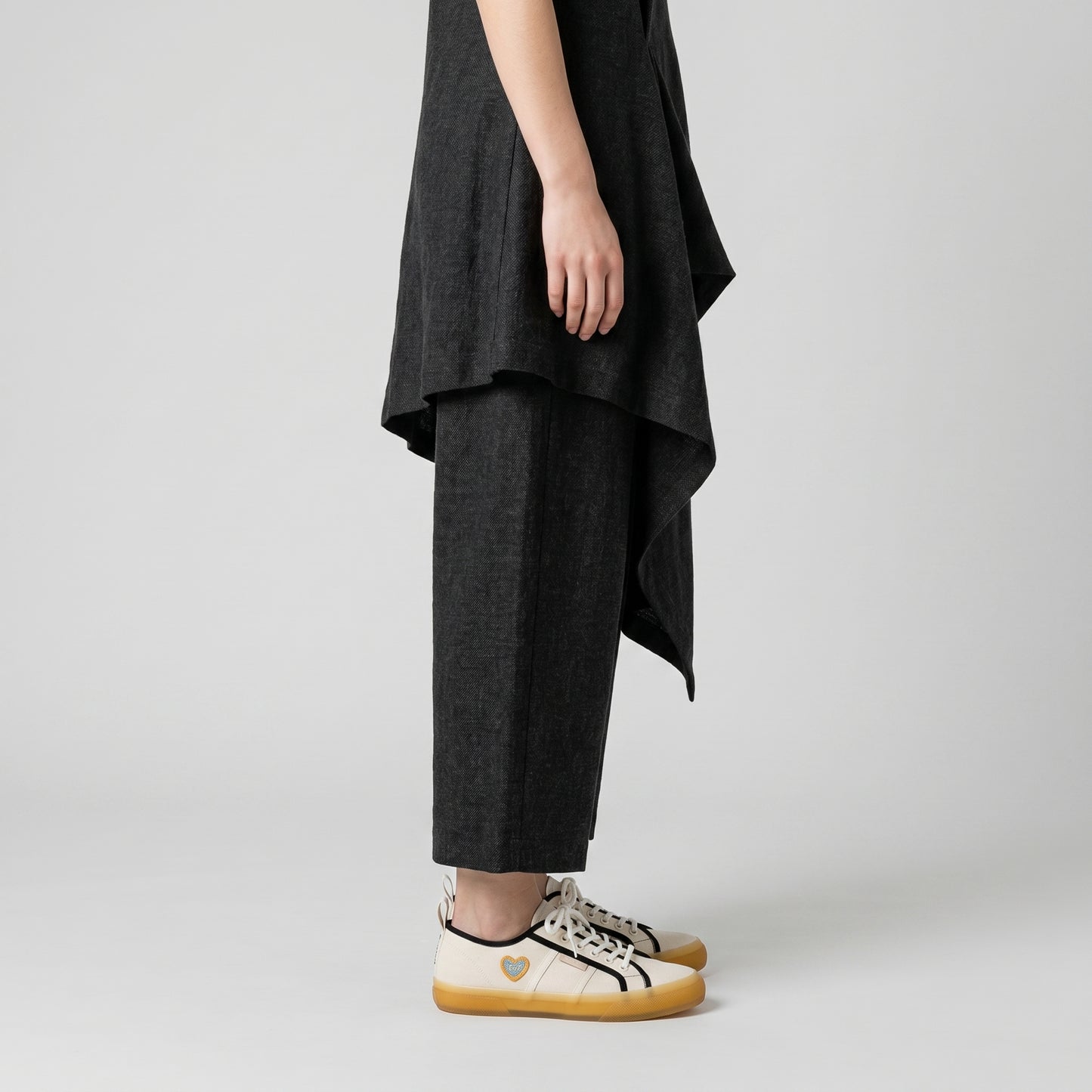 Canvas Contrast Trim Sneakers
