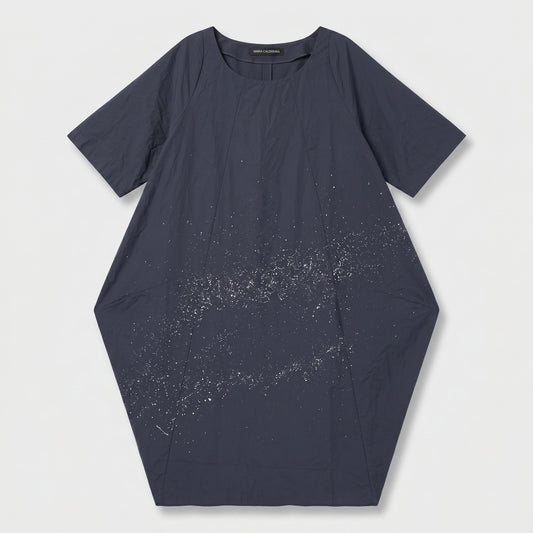 Splatter Print Cocoon Dress