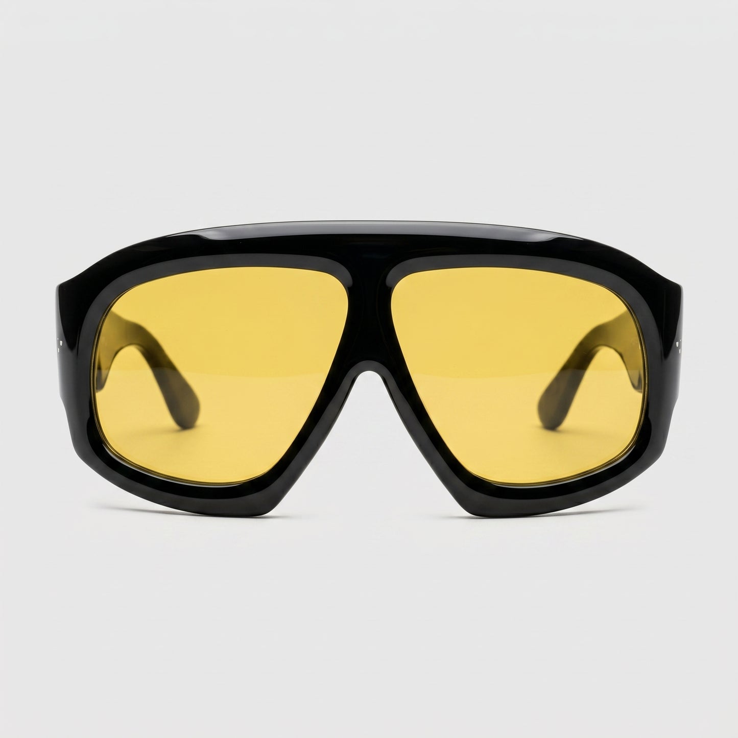 Oversized Yellow Tinted Sunglasses