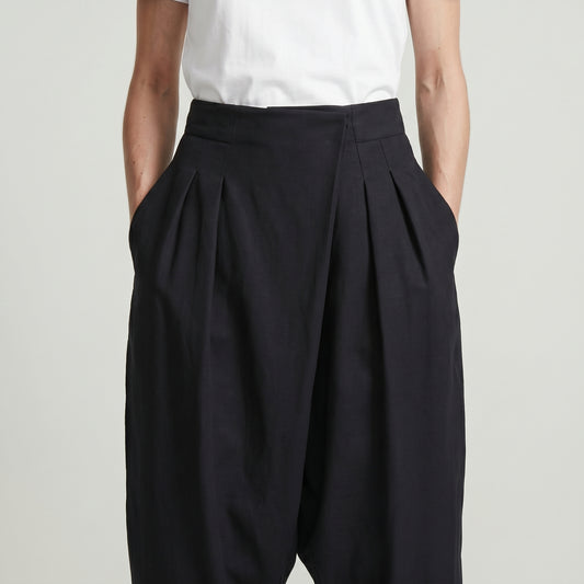Tailored High-Waisted Cropped Trousers
