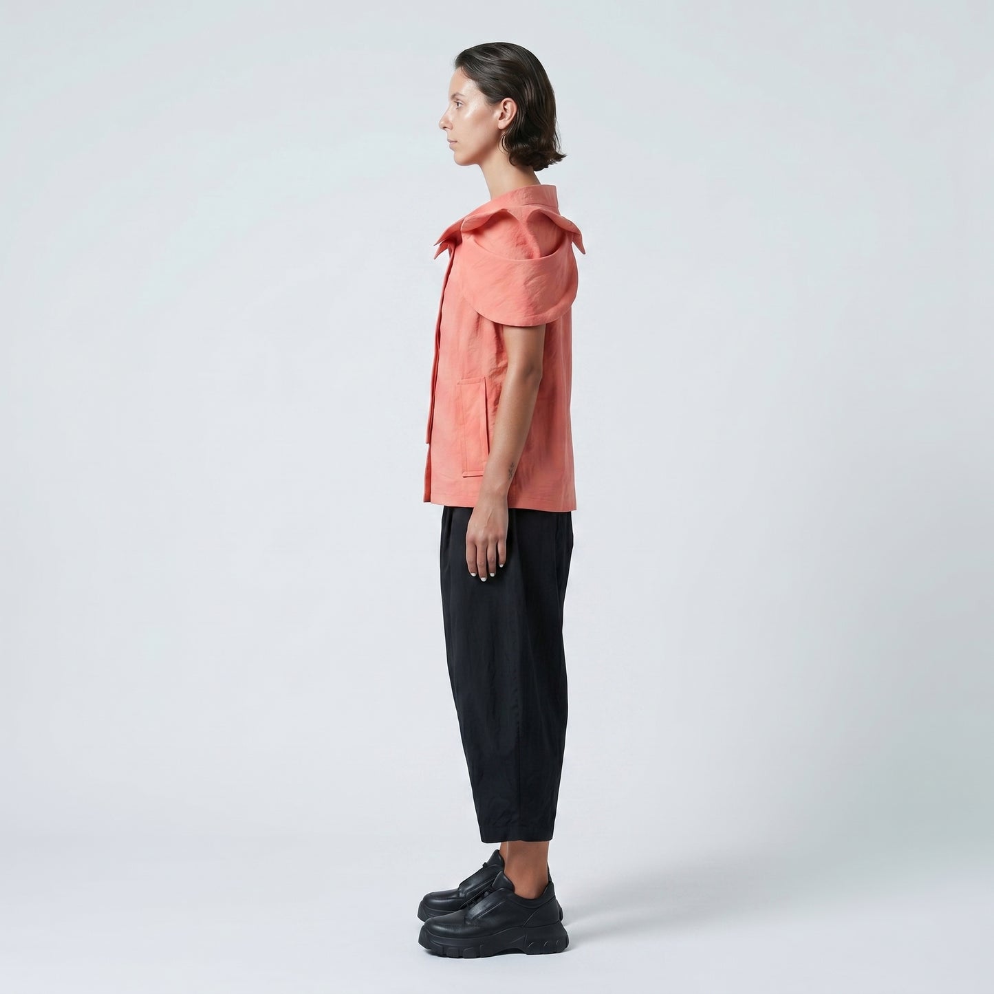 Structured Off-The-Shoulder Vest