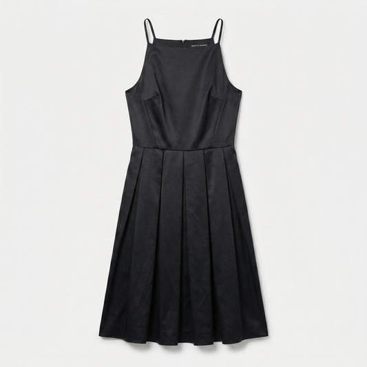 Elegant Pleated Halter Dress