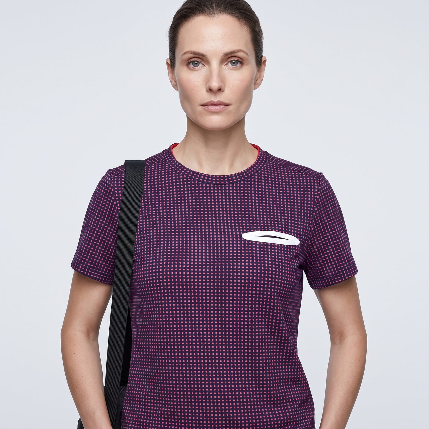Technical Patterned Crewneck T-Shirt