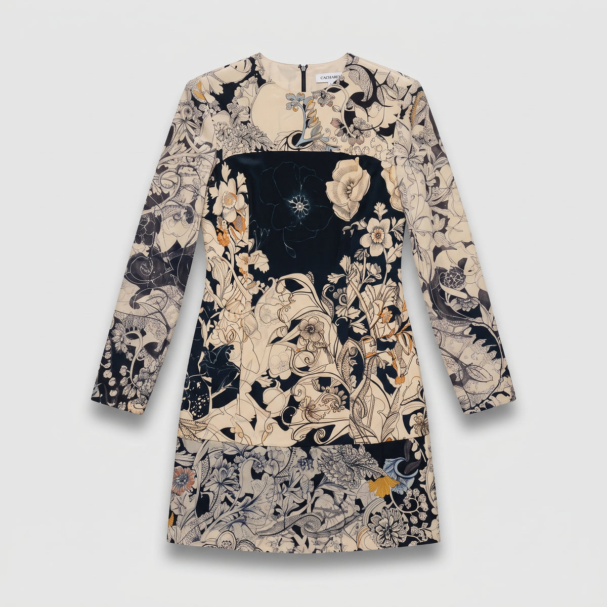Floral Printed Long Sleeve Dress