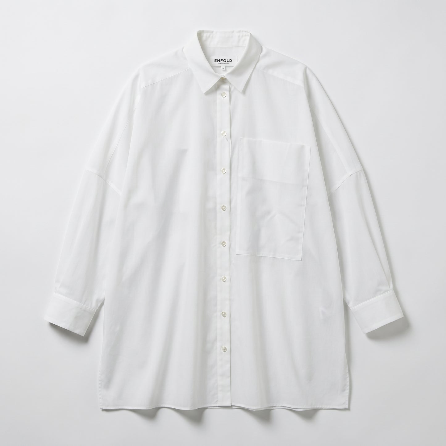 Oversized Architectural Button-Down Shirt