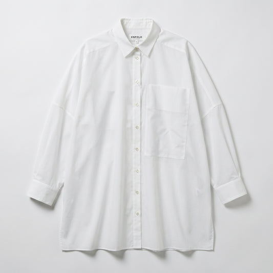 Oversized Architectural Button-Down Shirt