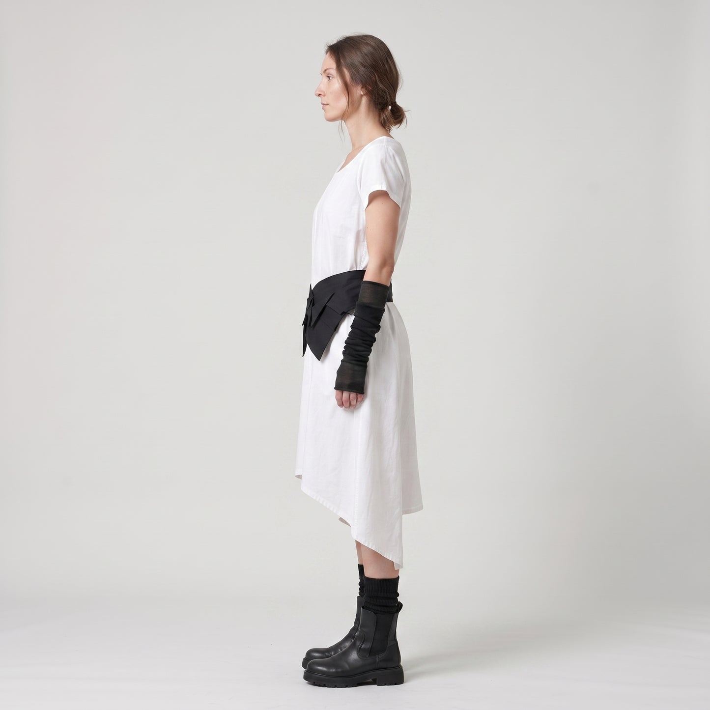 Asymmetric Cotton Tunic Dress
