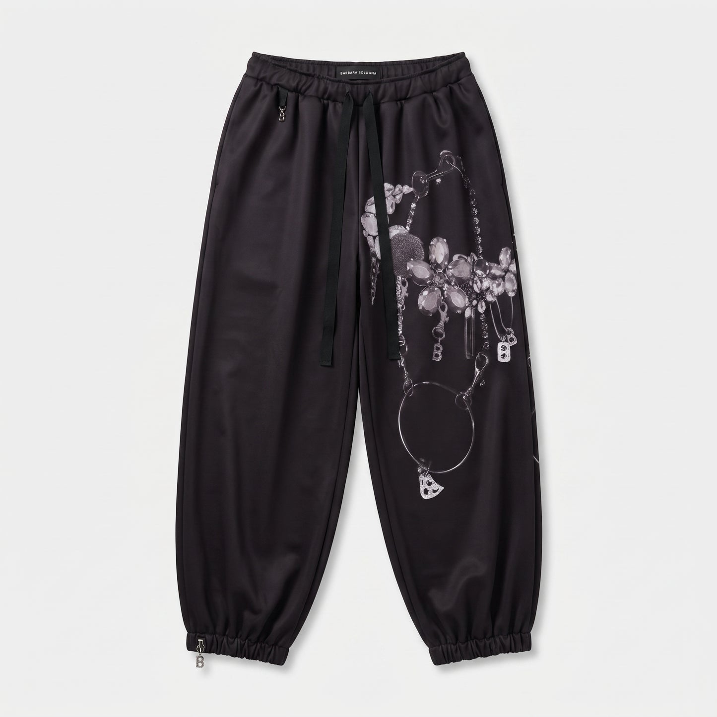 Graphic Print Cuffed Joggers
