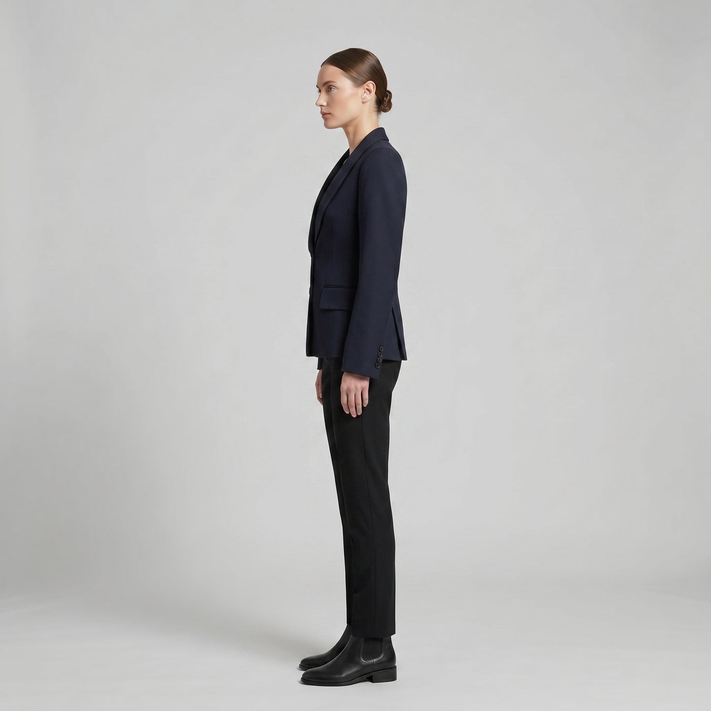 Tailored Shawl Collar Blazer