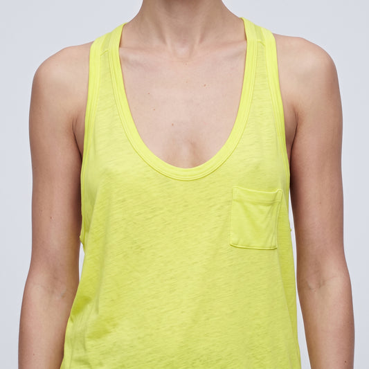 Neon Racerback Pocket Tank Dress
