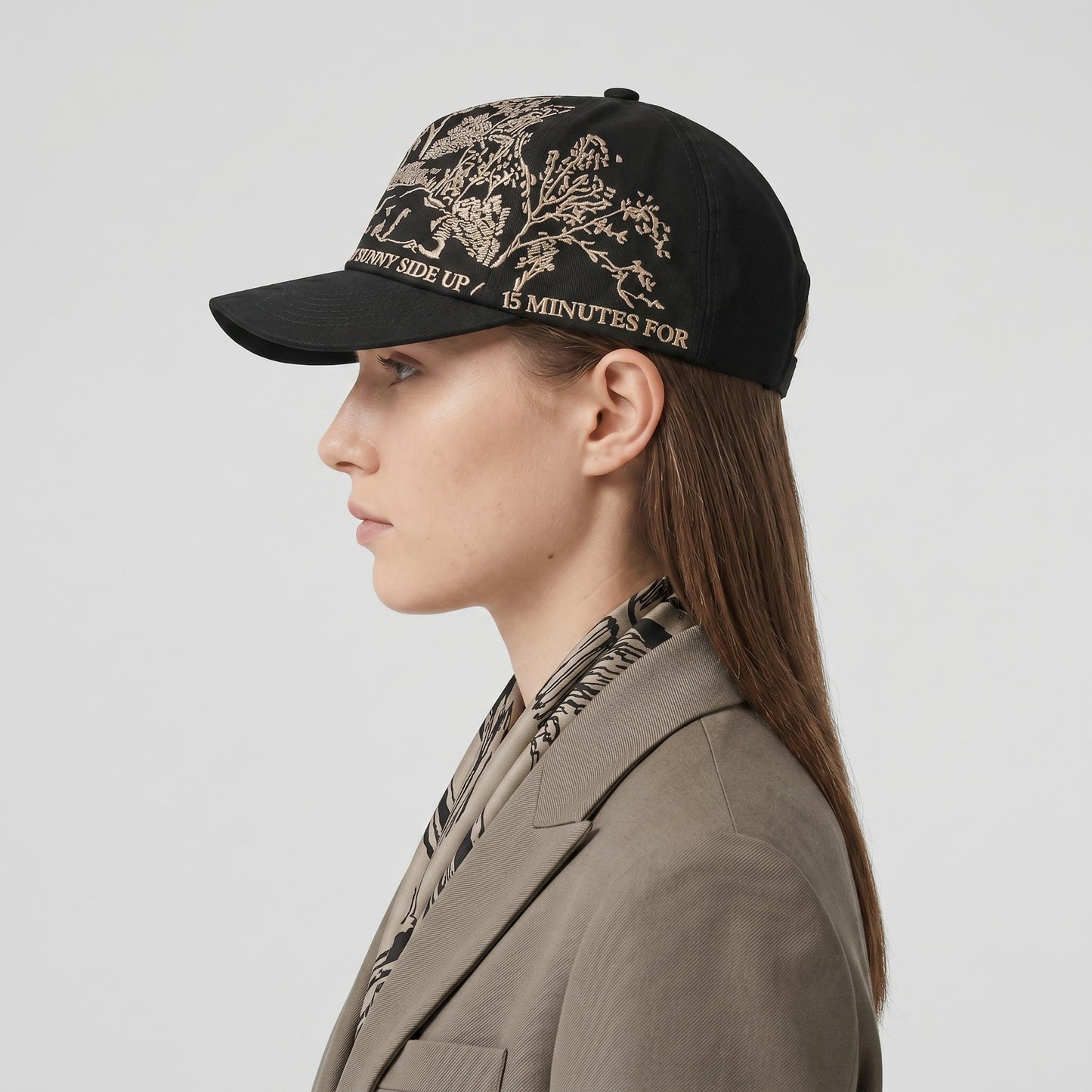 Sunny Side Up Embroidered Cap