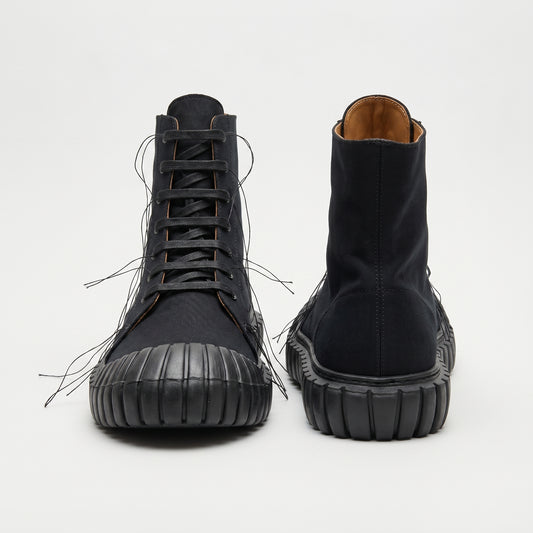 High Top Textured Sole Boots
