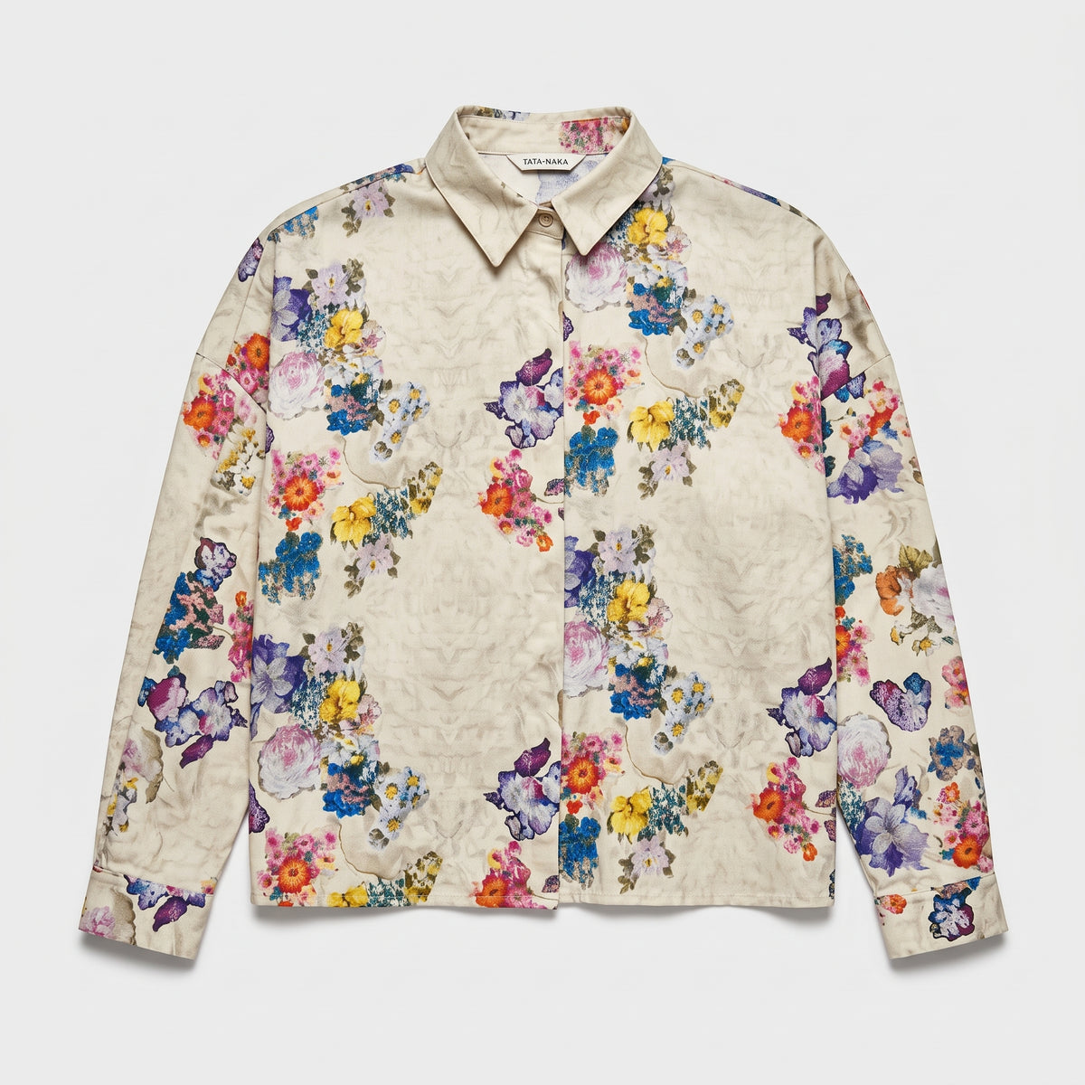 Floral Print Button-Down Shirt