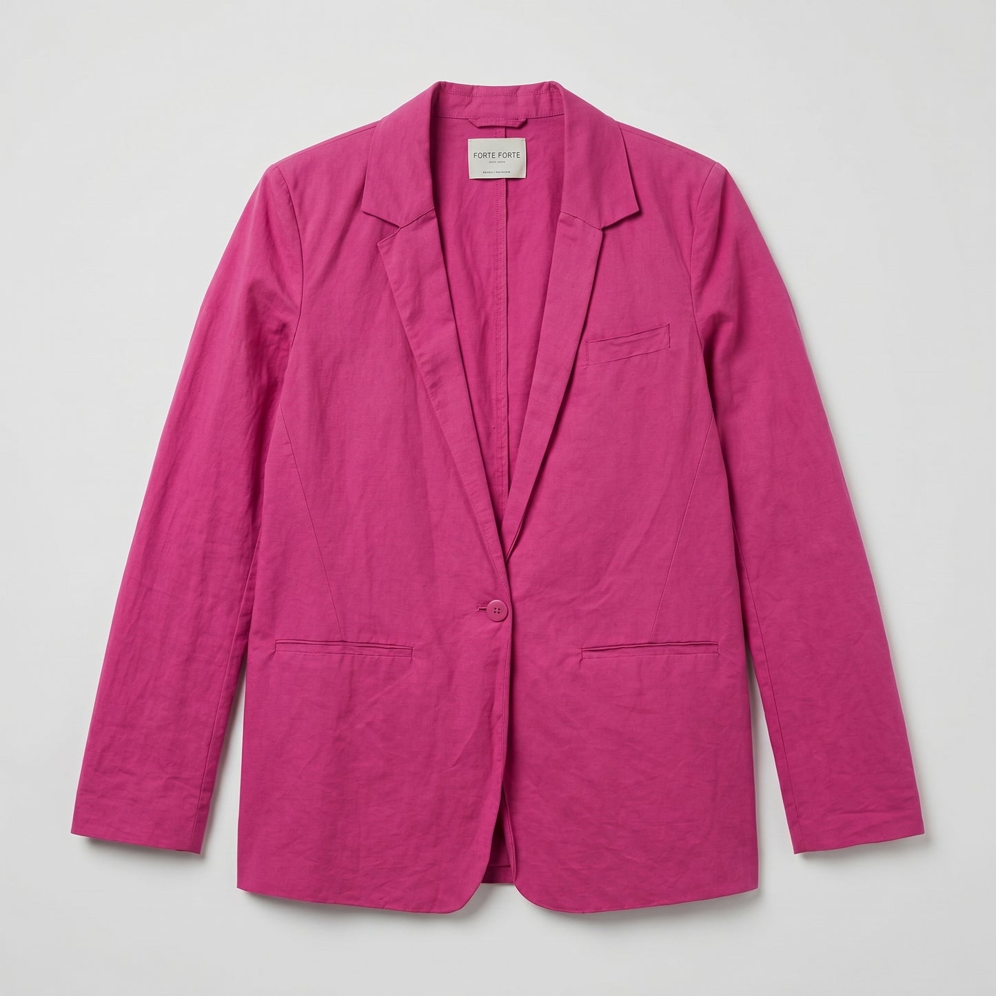 Vibrant Pink Tailored Blazer
