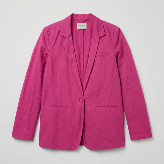 Vibrant Pink Tailored Blazer