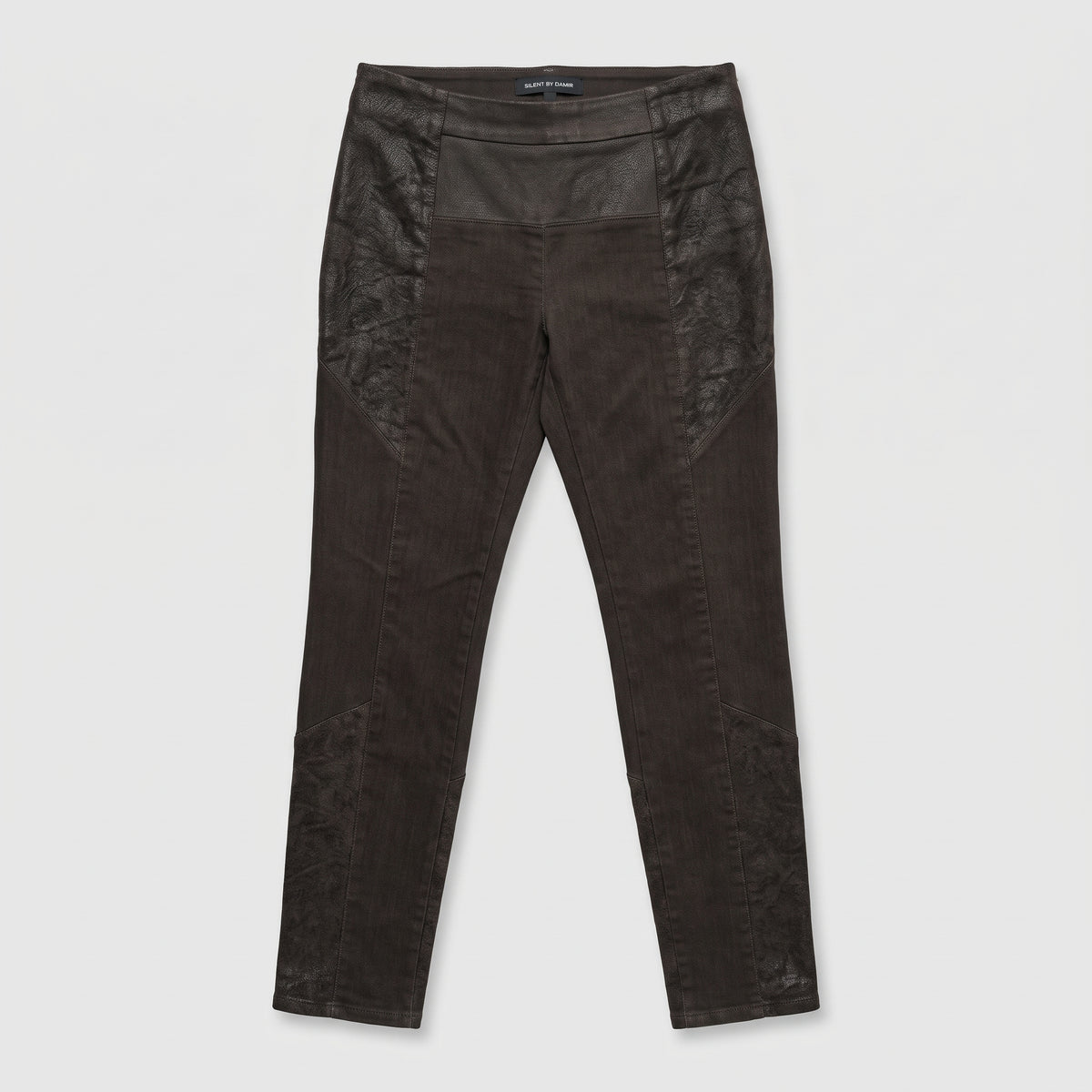 Textured Panel Slim Fit Trousers