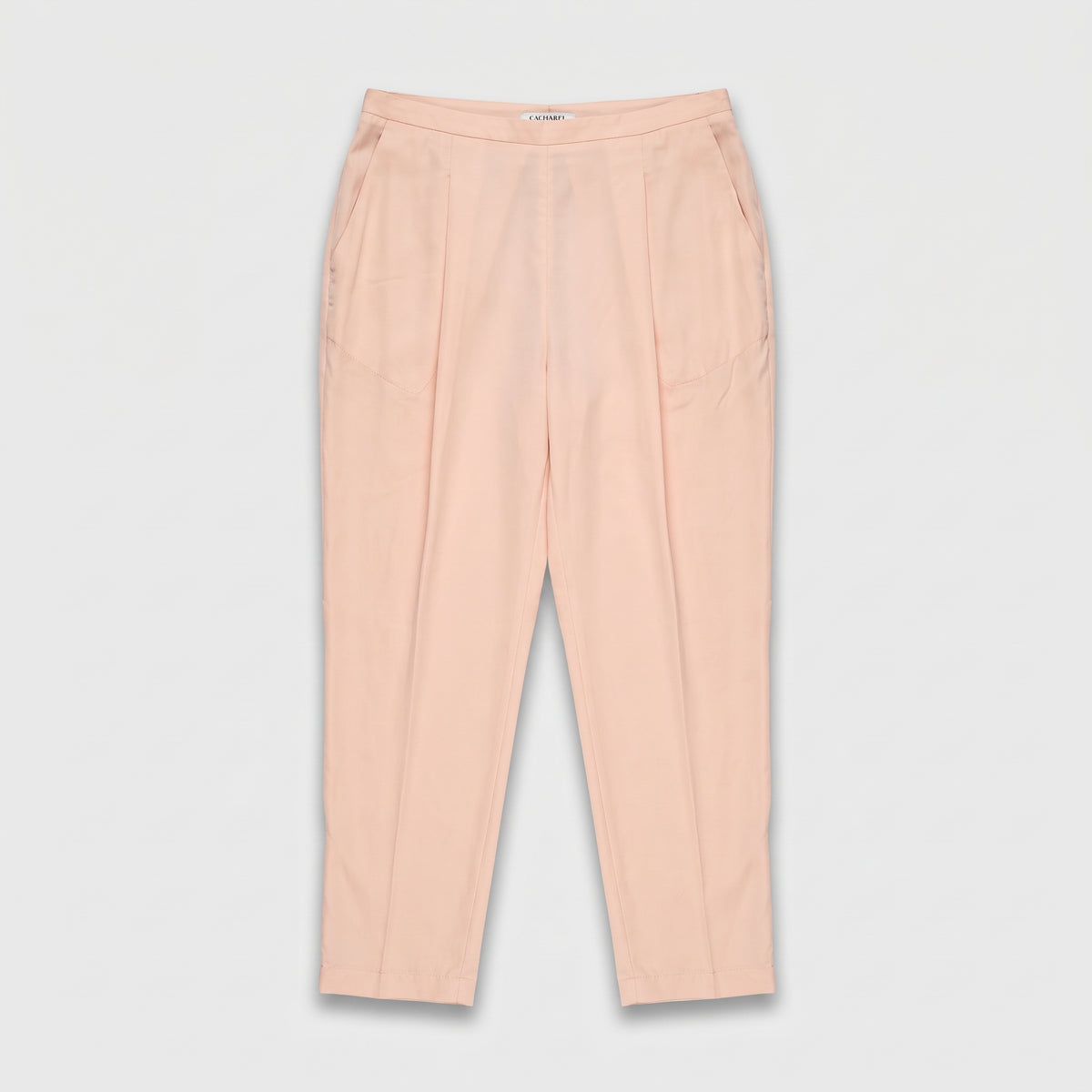 Tailored Pastel Peach Trousers