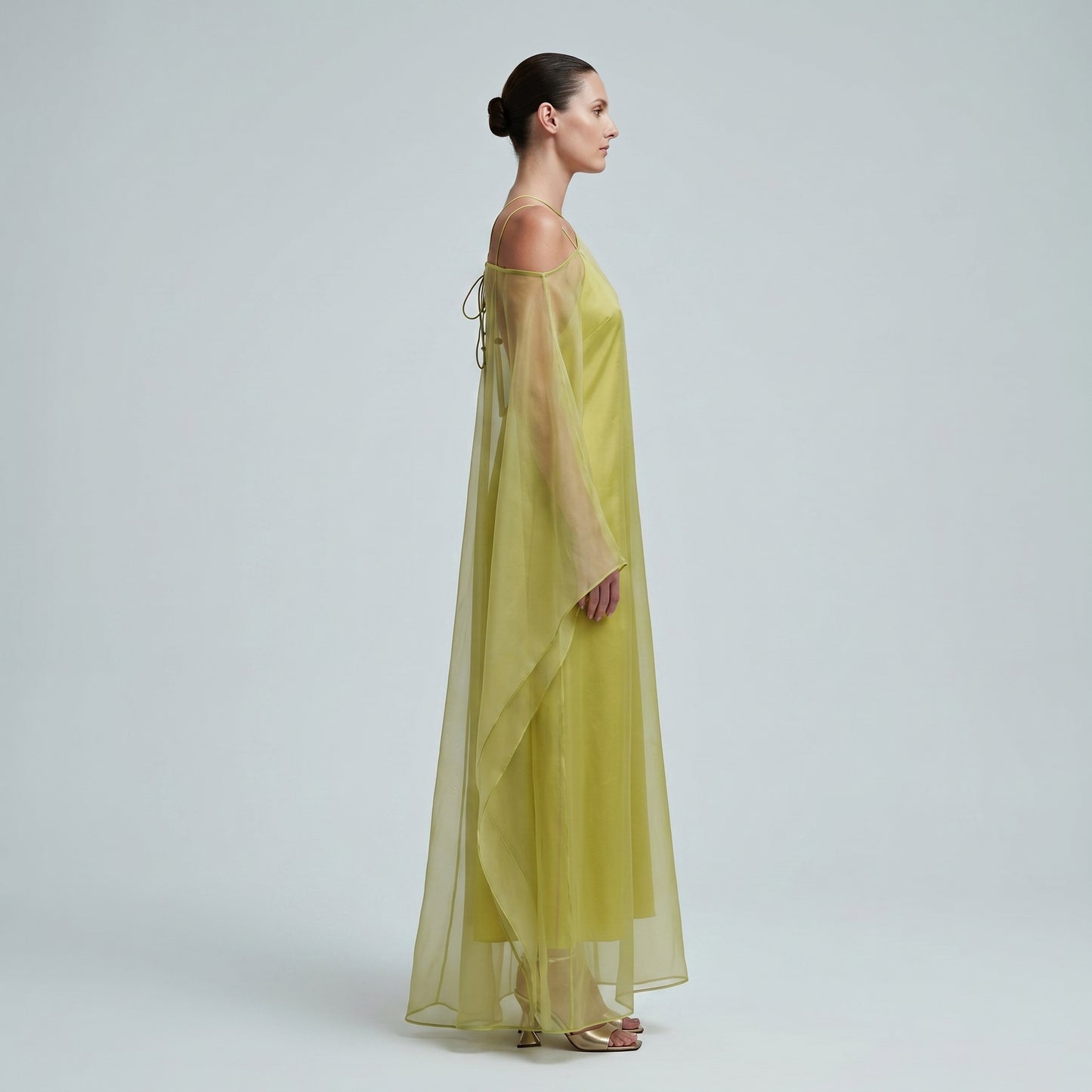 Sheer Kaftan Slip Dress
