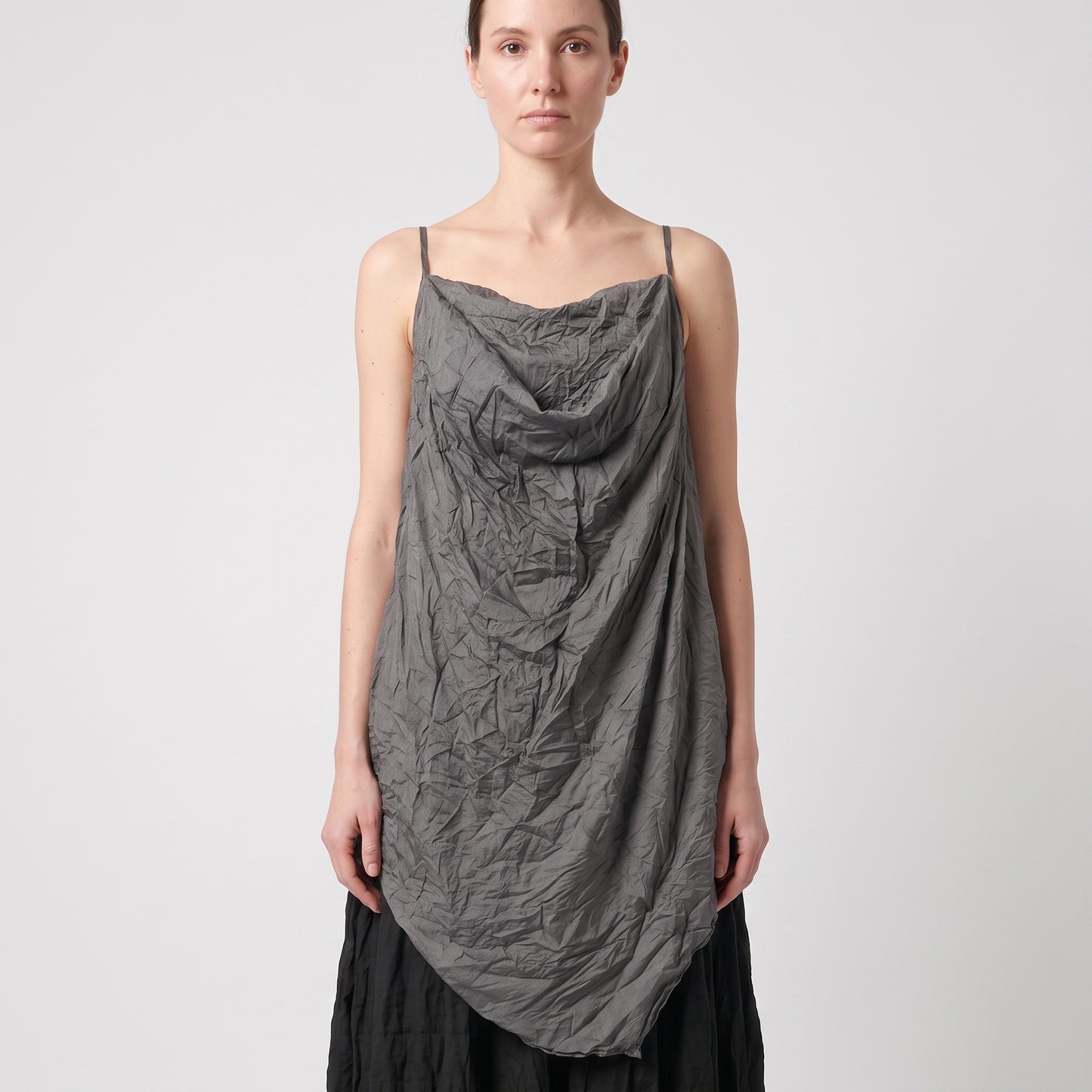Draped Textured Camisole Top