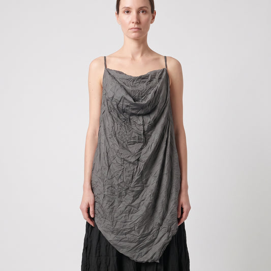 Draped Textured Camisole Top