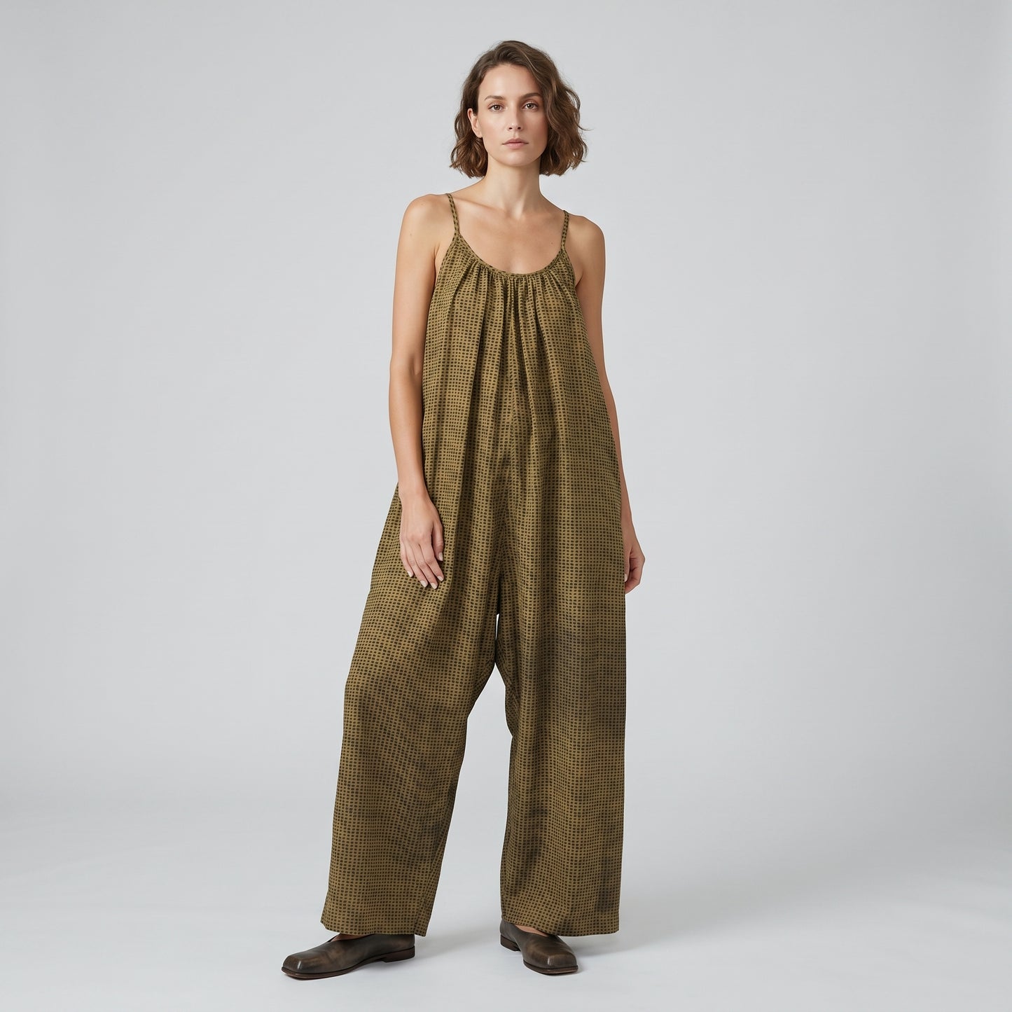 Printed Wide Leg Jumpsuit