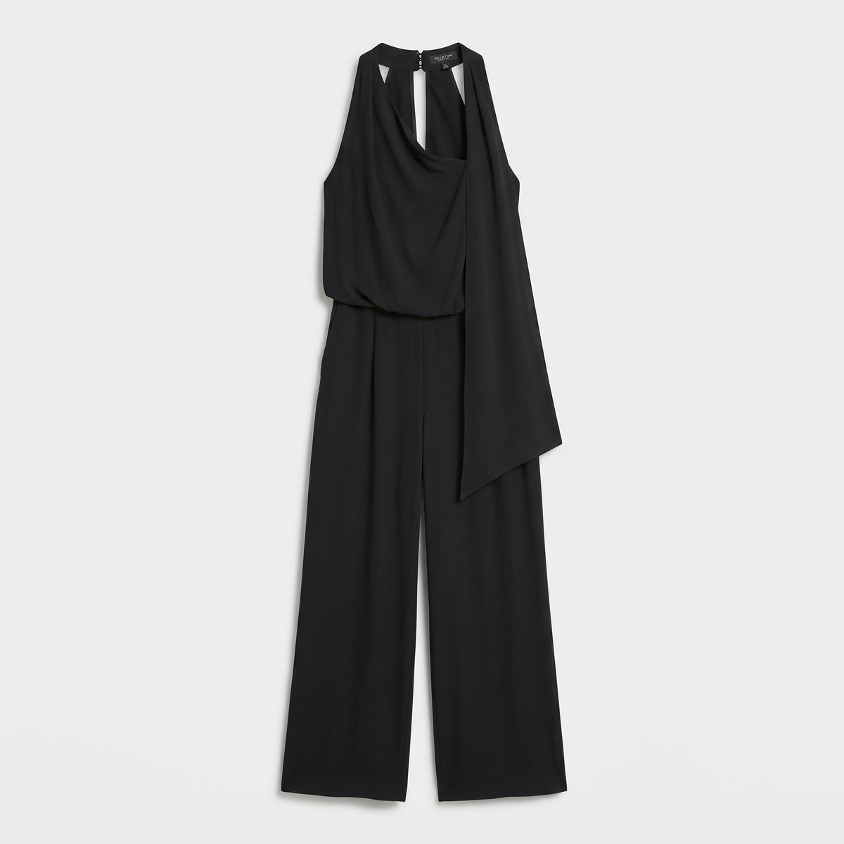 Draped Halter Neck Jumpsuit