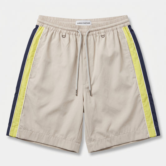 Color-Block Technical Drawstring Shorts