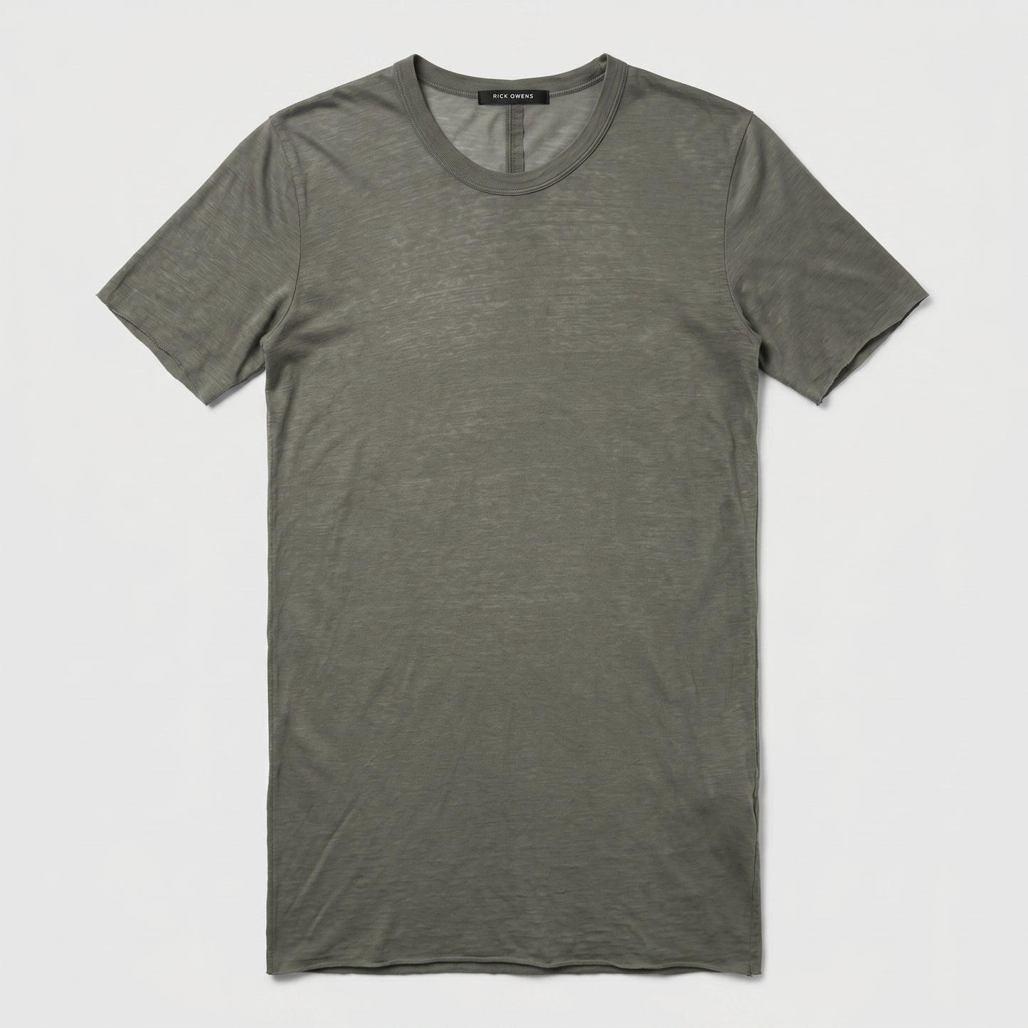 Minimalist Semi-Sheer Crewneck Tee