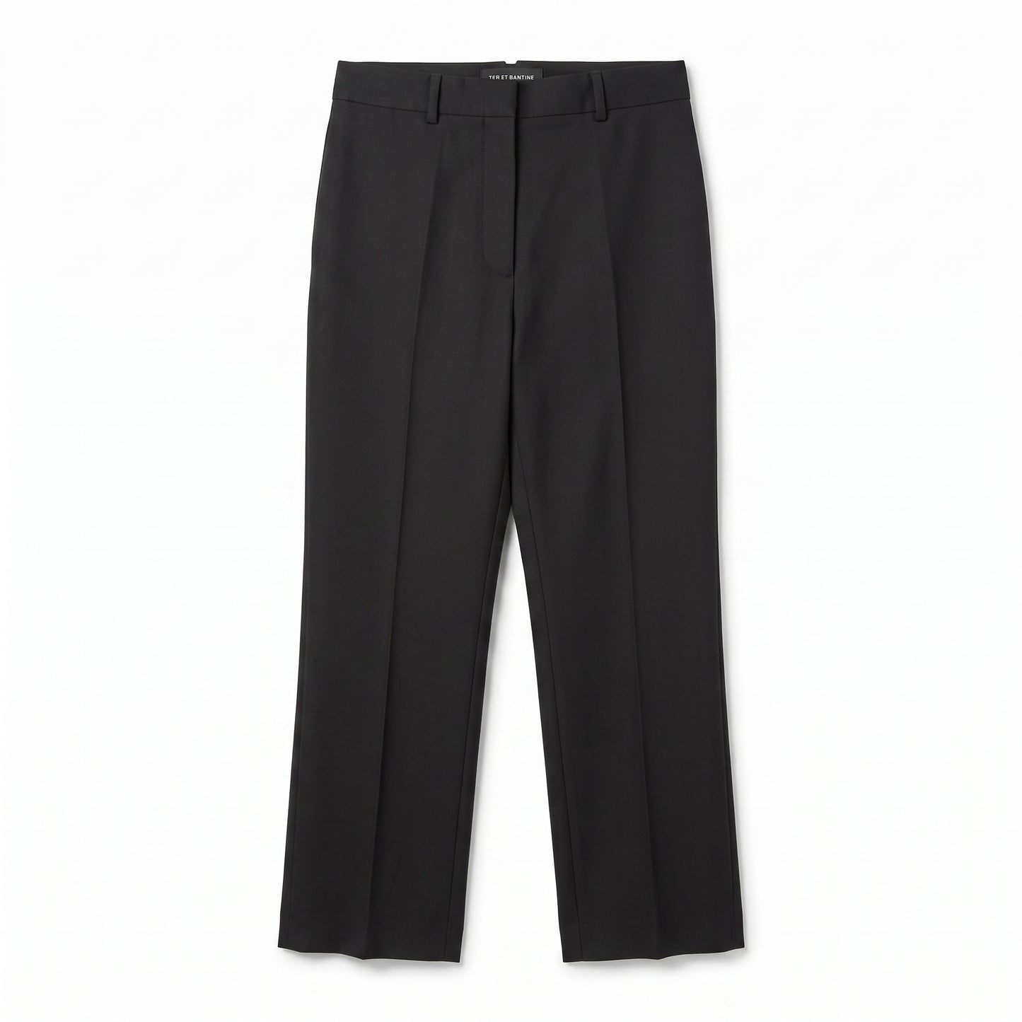 Tailored Black Slim Trousers