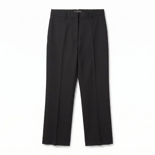 Tailored Black Slim Trousers