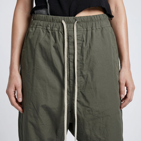 Drawstring Drop Crotch Trousers