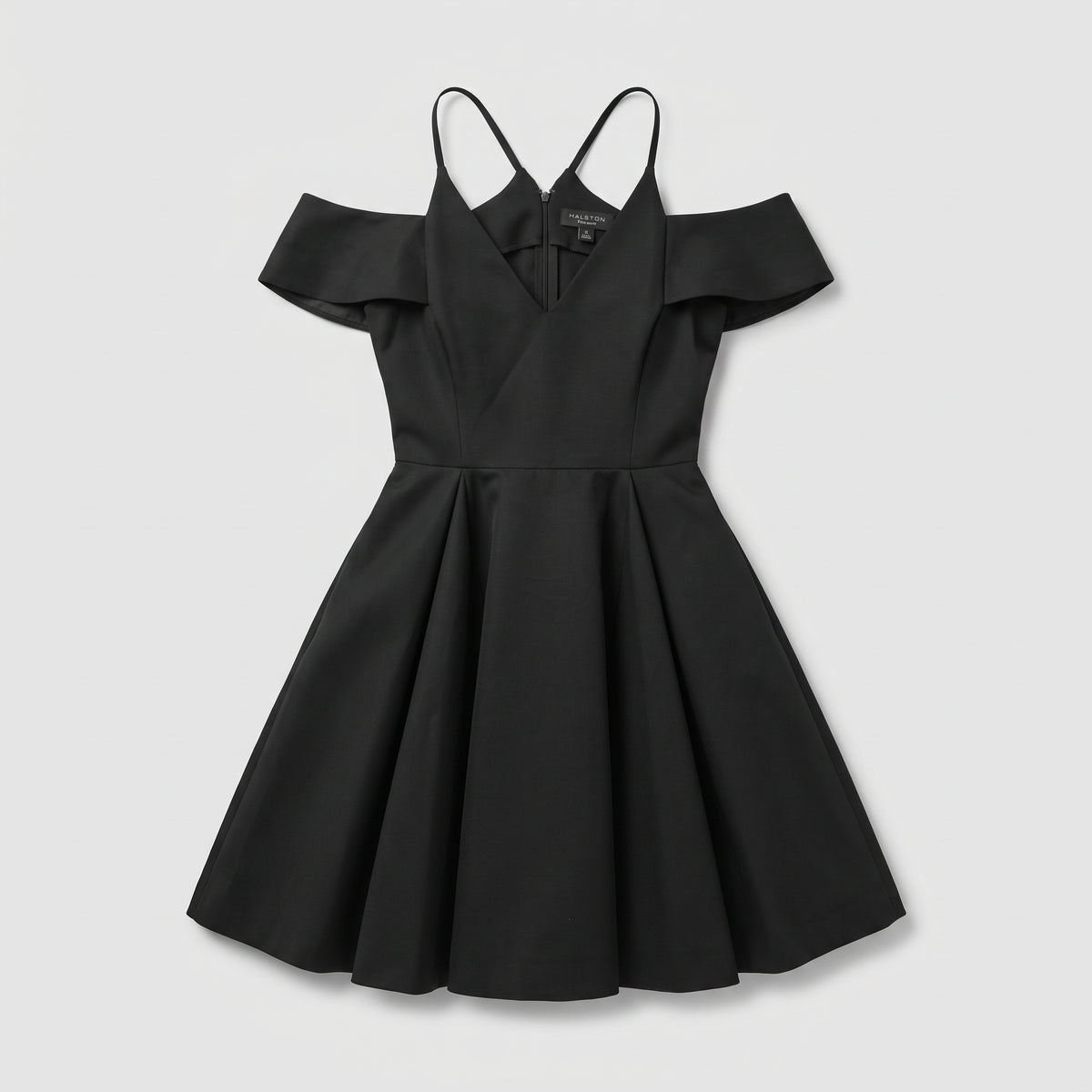 Elegant Cold Shoulder Mini Dress