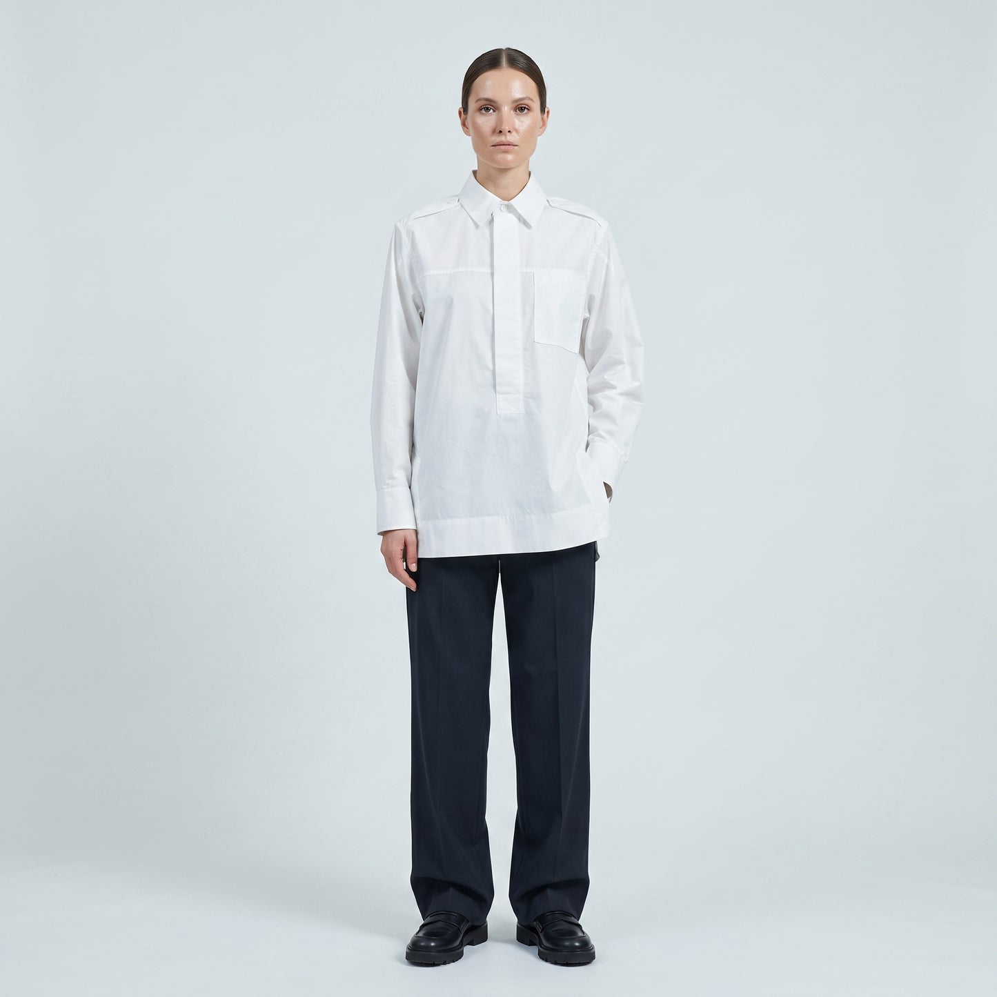 Crisp Utility Cotton Shirt